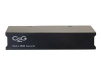 C2G VGA to HDMI Converter - Videokonverterare - VGA - HDMI - svart 89024