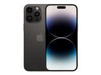 Apple iPhone 14 Pro Max - 5G smartphone - dual-SIM / Internal Memory 512 GB - OLED-skärm - 6.7" - 2796 x 1290 pixels (120 Hz) - 3 st. bakre kameror 48 MP, 12 MP, 12 MP - front camera 12 MP - space black MQAF3QN/A