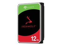 Seagate IronWolf ST8000VN004 - Hårddisk - 8 TB - inbyggd - 3.5" - SATA 6Gb/s - 7200 rpm - buffert: 256 MB - med 3 års Seagate Rescue Data Recovery (paket om 4) ST8000VN004 4 PACK