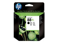 HP 88XL - 58.9 ml - Lång livslängd - svart - original - bläckpatron - för Officejet Pro K550, K550dtn, K550dtwn C9396AE