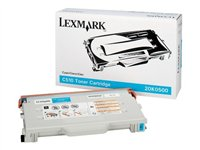Lexmark - Cyan - original - tonerkassett - för Lexmark C510, C510dn, C510dtn, C510n, C510tn 20K0500