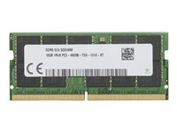 HP - DDR5 - modul - 16 GB - SO DIMM 260-pin - 4800 MHz / PC5-38400 - ej buffrad - ECC - för Workstation Z2 G9 4M9Y6AA