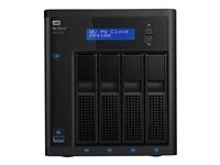 WD My Cloud PR4100 WDBNFA0160KBK - NAS-server - 4 fack - 16 TB - HDD 4 TB x 4 - RAID RAID 0, 1, 5, 10, JBOD - RAM 4 GB - Gigabit Ethernet WDBNFA0160KBK-EESN