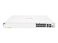 HPE Aruba Instant On 1960 - Switch - Administrerad - 4 x 2.5GBase-T + 8 x 100/1000/10GBase-T + 2 x 100/1000/10GBase-T + 2 x 10 Gigabit SFP+ - rackmonterbar - PoE (480 W) S0F35A#ABB