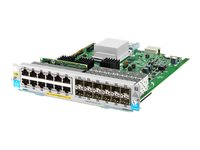 HPE - Expansionsmodul - Gigabit Ethernet (PoE+) x 12 + Gigabit SFP x 12 - för HPE Aruba 5406R, 5406R 16, 5406R 44, 5406R 8-port, 5406R zl2, 5412R, 5412R 92, 5412R zl2 J9989A