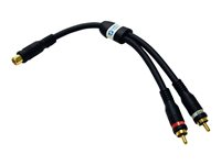 C2G Velocity - Audio-adapter - RCA hane till RCA hona - STP (skärmat tvinnat par) 80318