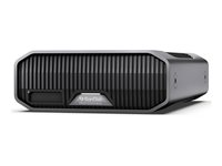 SanDisk Professional G-DRIVE PROJECT - Hårddisk - Enterprise - 8 TB - extern (desktop) - USB 3.2 Gen 2 / Thunderbolt 3 (USB-C kontakt) - 7200 rpm - grå SDPHG1H-008T-MBAAD