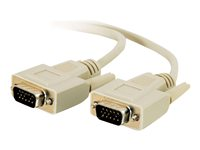 C2G Economy - VGA-kabel - HD-15 (VGA) (hane) till HD-15 (VGA) (hane) - 5 m - formpressad, tumskruvar 81163