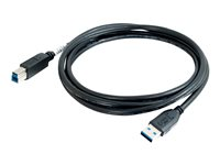 C2G - USB-kabel - USB typ A (hane) till USB Type B (hane) - USB 3.0 - 2 m - svart 81681