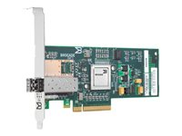 HPE 81B 8Gb 1-port PCIe Fibre Channel Host Bus Adapter - Värdbussadapter - PCIe 2.0 x4 / PCIe x8 låg - 8Gb Fibre Channel - för Modular Smart Array 2040, P2000 G3; ProLiant DL360e Gen8, DL370 G6, SL210t Gen8 AP769B