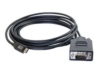 C2G 1ft USB-C to VGA Video Adapter Cable - Videokort - USB-C hane till HD-15 (VGA) hane - 30.5 cm - svart 26898