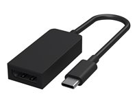 Microsoft Surface USB-C to DisplayPort Adapter - USB-/DisplayPort-adapter - 24 pin USB-C (hane) till DisplayPort (hona) - 16 cm - kommersiell - för Surface Go 2, Go 3, Pro 7 JWG-00003