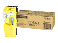 Kyocera TK 820Y - Gul - original - tonerkassett - för FS-C8100DN 1T02HPAEU0