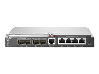 HPE 6125XLG Ethernet Blade Switch - Switch - L3 - Administrerad - 4 x SFP + 4 x 1000Base-T - insticksmodul 737220-B21