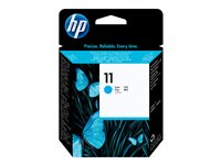 HP 11 - Cyan - skrivhuvud - för Business Inkjet 1000, 1100, 1200, 2300, 2800; DesignJet 110, 70; Officejet Pro K850 C4811A