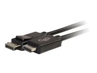 C2G 3m DisplayPort to HDMI Adapter Cable - Black - Adapterkabel - DisplayPort hane till HDMI hane - 3 m - skärmad - svart 84327