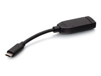 C2G USB C to HDMI Adapter - USB C to HDMI Dongle - 4K 60Hz - M/M - Videokort - 24 pin USB-C hane till HDMI hona - 16.4 cm - svart - 4K60Hz stöd C2G30035