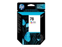 HP 78 - 19 ml - färg (cyan, magenta, gul) - original - bläckpatron - för Deskjet 38XX; Fax 1230; Officejet 5110, 720, 72XX, v30, v40; psc 500, 720, 750, 920, 950 C6578D