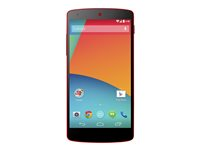 Google Nexus 5 - 4G pekskärmsmobil - RAM 2 GB / Internal Memory 16 GB - LCD-skärm - 4.95" - 1920 x 1080 pixlar - rear camera 8 MP - röd LGD821.ANEURD
