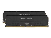 Ballistix - DDR4 - sats - 32 GB: 2 x 16 GB - DIMM 288-pin - 2666 MHz / PC4-21300 - CL16 - 1.2 V - ej buffrad - icke ECC - svart BL2K16G26C16U4B