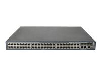 HPE 3600-48-PoE+ v2 EI - Switch - Administrerad - 48 x 10/100 (PoE+) + 4 x Gigabit SFP + 2 x delad 10/100/1000 - rackmonterbar - PoE+ (320 W) JG302B#ABB