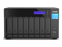 QNAP TVS-h874T - NAS-server - 8 fack - SATA 6Gb/s - RAID JBOD, RAID 0, 1, 5, 6, 10, 50, 60 - RAM 32 GB - 2.5 Gigabit Ethernet - iSCSI support TVS-H874T-I7-32G