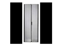 APC NetShelter SX Perforated Split Doors - Rackdörr - svart - 45U - för P/N: NBPD0160A, NBWL0355A, NBWL0356A, SMX3000HV-BR, SRT1000RMXLI, SRT1500RMXLA-NC AR7155