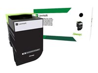 Lexmark 802XK - Extra lång livslängd - svart - original - tonerkassett LCCP, LRP - för Lexmark CX510de, CX510de Statoil, CX510dhe, CX510dthe 80C2XK0