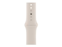 Apple - Band för smart klocka - Vanlig storlek - starlight - för Watch (38 mm, 40 mm, 41 mm) MKU93ZM/A