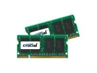 Crucial - DDR2 - sats - 8 GB: 2 x 4 GB - SO DIMM 200-pin - 667 MHz / PC2-5300 - CL5 - 1.8 V - ej buffrad - icke ECC - för DFI CA230-BF CT2KIT51264AC667