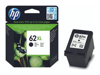 HP 62XL - Lång livslängd - svart - original - bläckpatron - för ENVY 55XX, 56XX, 76XX; Officejet 200, 250, 57XX, 8040 C2P05AE#UUS