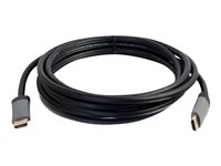 C2G 0.5m Select High Speed HDMI Cable with Ethernet - 4K - UltraHD - HDMI-kabel med Ethernet - HDMI hane till HDMI hane - 50 cm - skärmad - svart 80550