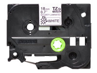 Brother TZe-SE4 - Självhäftande - svart på vitt - Rulle (1,8 cm x 8 m) 1 kassett(er) bandlaminat - för Brother PT-P750, P950; P-Touch PT-D800, E550, P750, P900, P950; P-Touch Cube Plus PT-P710 TZESE4