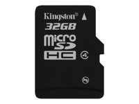 Kingston - Flash-minneskort - 32 GB - Class 4 - microSDHC SDC4/32GBSP