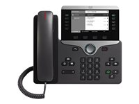 Cisco IP Phone 8811 - VoIP-telefon - SIP, RTCP, RTP, SRTP, SDP - 5 rader CP-8811-K9=