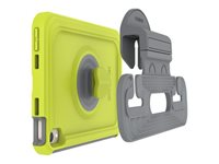 OtterBox Kids EasyGrab - Baksidesskydd för surfplatta - robust - stativ för EasyGrab-hölje med multifunktion - marsgrönt 77-87463