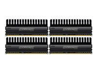 Ballistix Elite - DDR3 - sats - 16 GB: 4 x 4 GB - DIMM 240-pin - 1600 MHz / PC3-12800 - CL8 - 1.5 V - ej buffrad - icke ECC BLE4CP4G3D1608DE1TX0BEU