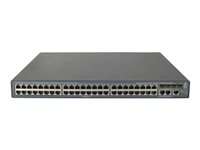 HPE 3600-48-PoE+ v2 SI Switch - Switch - Administrerad - 48 x 10/100 (PoE+) + 4 x Gigabit SFP + 2 x delad 10/100/1000 - rackmonterbar - PoE+ JG307B#ABB
