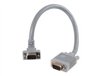 C2G Premium SXGA 90° Down Angled - VGA-kabel - HD-15 (VGA) (hane) till HD-15 (VGA) (hane) - 3 m - 90° kontakt 81065