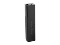 LG BP302BB - Strömförsörjningsbank - 2600 mAh - 1 A (USB) - på kabel: Micro-USB - svart BP302BB.AER