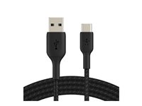 Belkin BOOST CHARGE - USB-kabel - 24 pin USB-C (hane) till USB (hane) - 1 m - svart CAB002BT1MBK