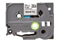 Brother TZe-251 - Standardlim - svart på vitt - Rulle ( 2,4 cm x 8 m) 1 kassett(er) bandlaminat - för Brother PT-D600; P-Touch PT-D800, E550, E800, P900, P950; P-Touch Cube Plus PT-P710 TZE251