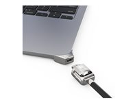 Compulocks Ledge Adapter for MacBook Air M2 and M3 with Keyed Lock - Adapter för säkerhetslåsurtag - med kabellås för nyckel - för Apple MacBook Air M2 MBALDG04KL