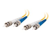 C2G - Patch-kabel - ST enkelläge (hane) till ST enkelläge (hane) - 7 m - fiberoptisk - 9 / 125 mikrometer - gul 85355