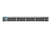 HPE 3500-48 Switch - Switch - Administrerad - 44 x 10/100 + 4 x kombinations-Gigabit SFP - rackmonterbar J9472A