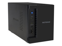 NETGEAR ReadyNAS 102 RN10223D - NAS-server - 2 fack - 6 TB - SATA 3Gb/s - HDD 3 TB x 2 - RAID RAID 0, 1, 5, 6, 10, JBOD - RAM 512 MB - Gigabit Ethernet - iSCSI support RN10223D-100EUS