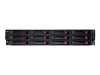 HPE StorageWorks Network Storage System X1600 G2 - NAS-server - 12 fack - 292 GB - kan monteras i rack - SATA 3Gb/s / SAS 6Gb/s - HDD 146 GB x 2 - RAID 0, 1, 5, 6, 10, 50, 60 - Gigabit Ethernet - iSCSI - 2U BV859A