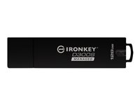 IronKey D300S Managed - USB flash-enhet - krypterat - 128 GB - USB 3.1 Gen 1 - FIPS 140-2 Level 3 - TAA-kompatibel IKD300SM/128GB