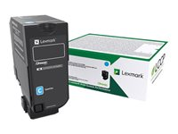 Lexmark - Lång livslängd - cyan - original - tonerkassett LCCP, LRP - för Lexmark CS725de, CS725dte 74C2HC0