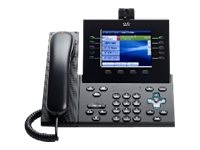 Cisco Unified IP Phone 9951 Slimline - IP-videotelefon - SIP - multilinje - kolgrå CP-9951-CL-K9=